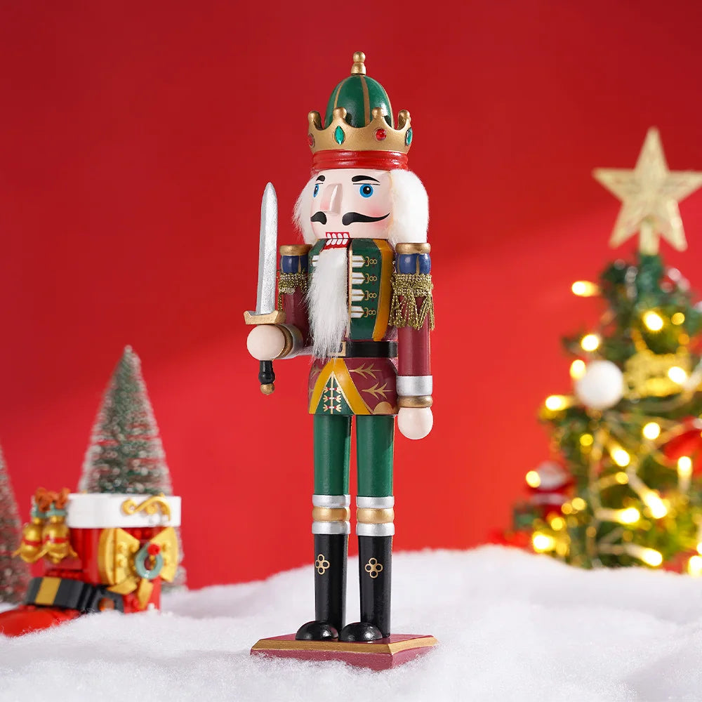 Nussknacker Soldat | Weihnachtsdekoration 30 cm Holz Bunt 8