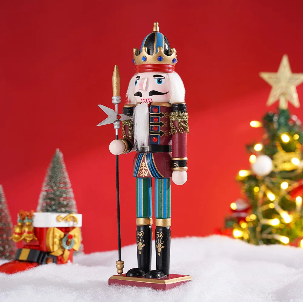 Nussknacker Soldat | Weihnachtsdekoration 30 cm Holz Bunt 9