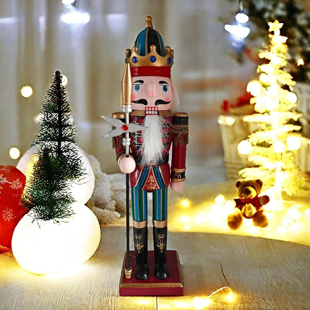 Nussknackerfigur | Klassische Weihnachtsdekoration aus Harz 2