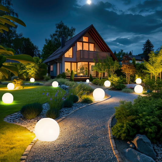 Solar-Kugel-Gartenleuchte | LED Gartenbeleuchtung Solar 1