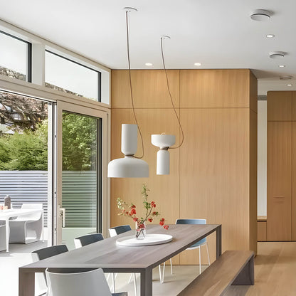 Orlee Pendelleuchte – Geometrisches Design in Mattschwarz | Moderne Hängelampe für Esszimmer, LED E27, Höhenverstellbar-6