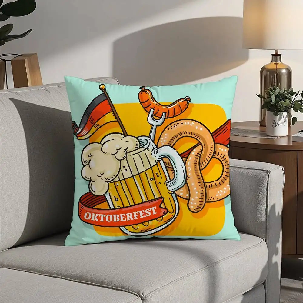 Oktoberfest Kissen Bedrucken | Dekoratives Plüschkissen 8