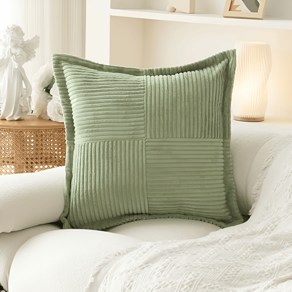 Ovidia | Färbungsresistente Kissenbedeckung aus Polyester 4