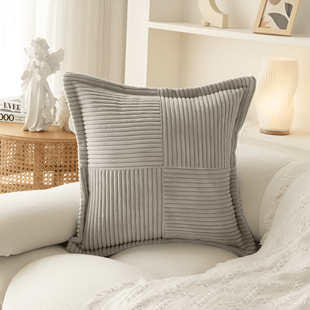 Ovidia | Färbungsresistente Kissenbedeckung aus Polyester 7