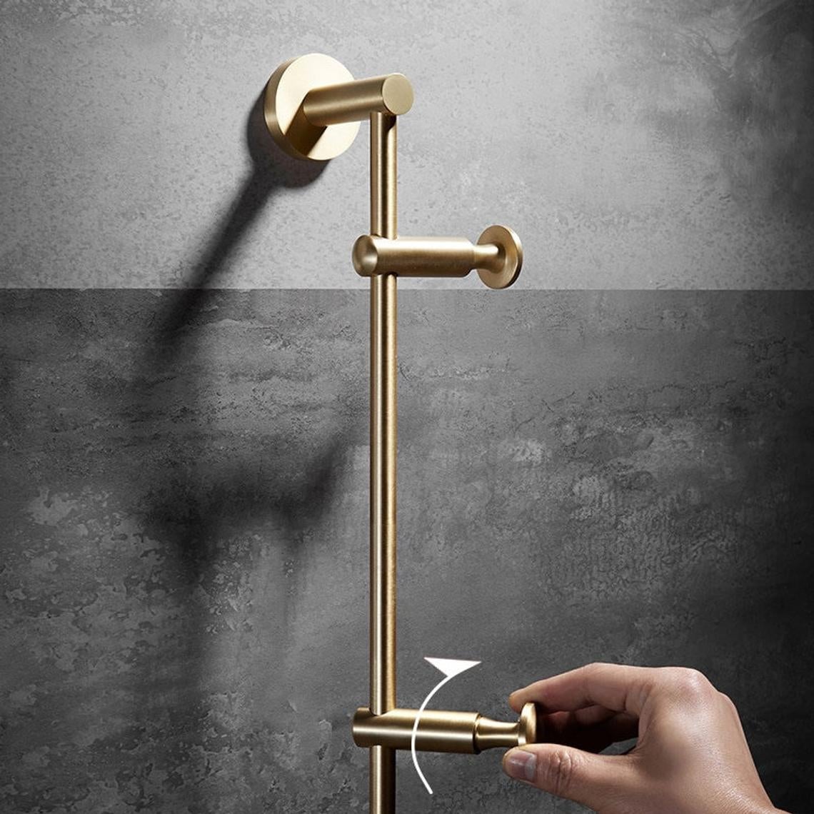PENDRE | Wandhaken Garderobe Schwarz Messing Elegant 3