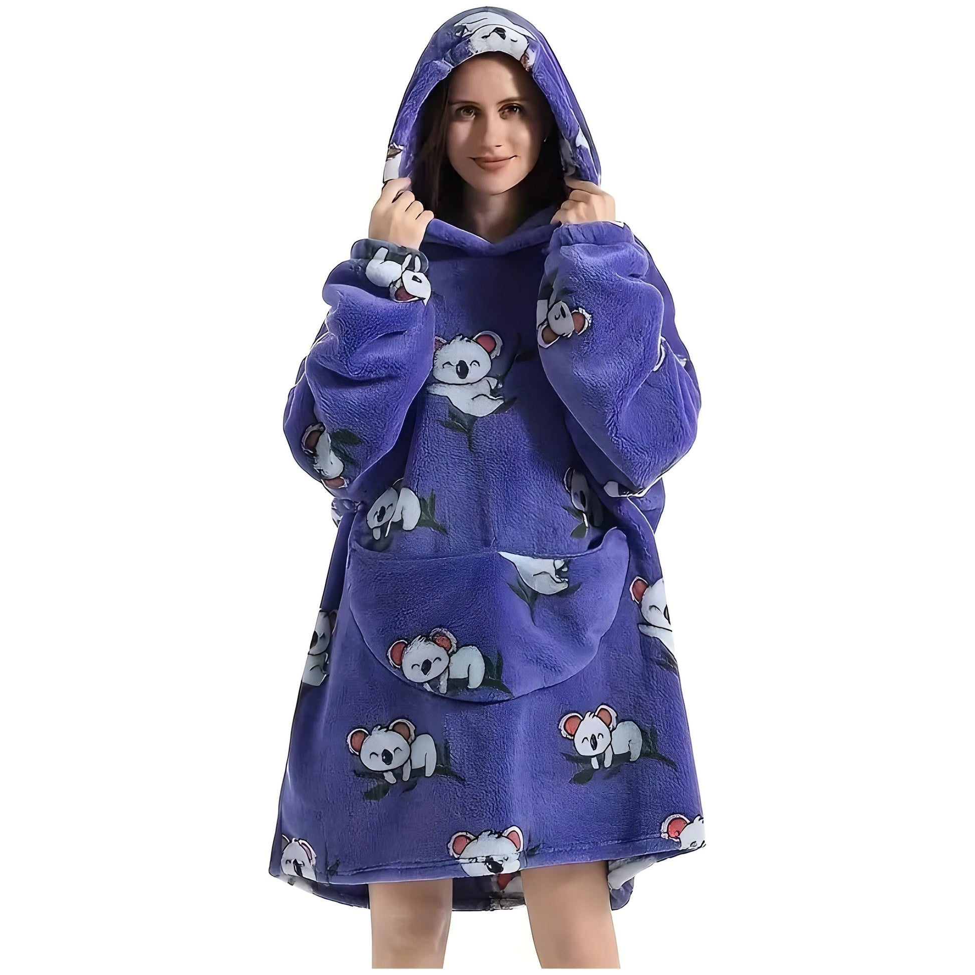 Patrina | Kapuzen-Decke aus Fleece mit Wendedesign 10