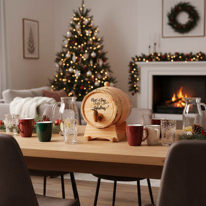 3L Schnapz Whiskyfass Mit Stand Und Zapfhahn | Oktoberfest und Weihnachten