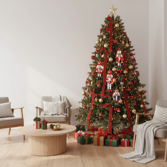 Mini Notenkraker Set | Kerstboom Decoratie 5 Stuks