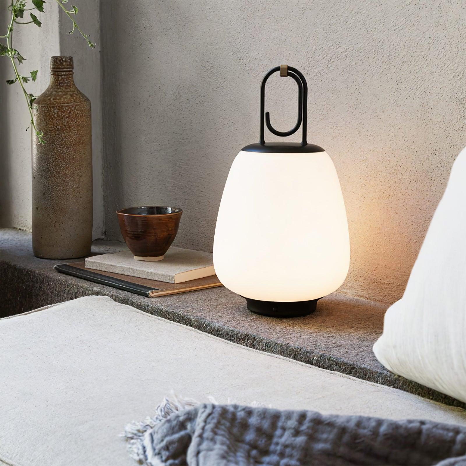 Elegante Tragbare Tischlampe mit USB-Aufladung – Kabellose LED Tischleuchte für Innen- und Außenbereich-2