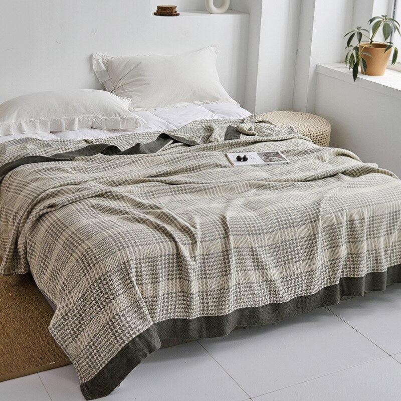 Premium-Baumwolldecke Beige | Elegante Wolldecke für Zuhause 17