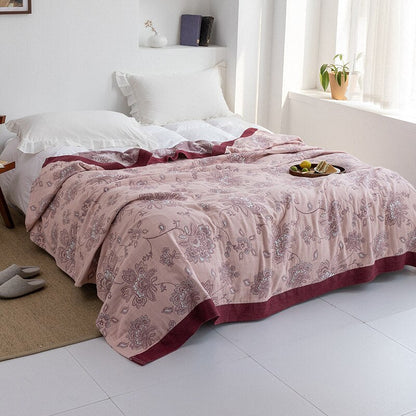 Premium-Baumwolldecke Beige | Elegante Wolldecke für Zuhause 24