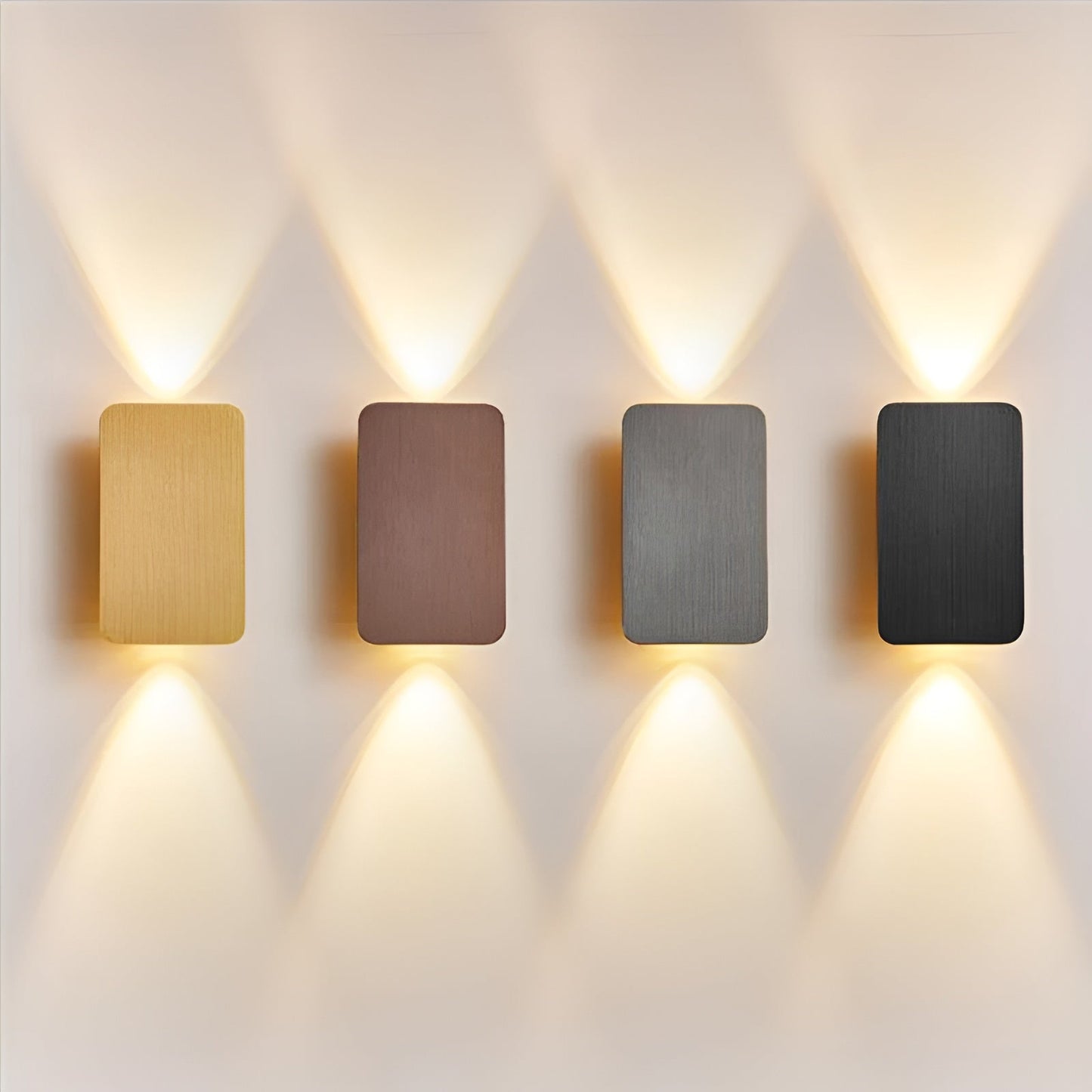 Rechteckige LED-Wandleuchte | Moderne Wandlampe Innen 1
