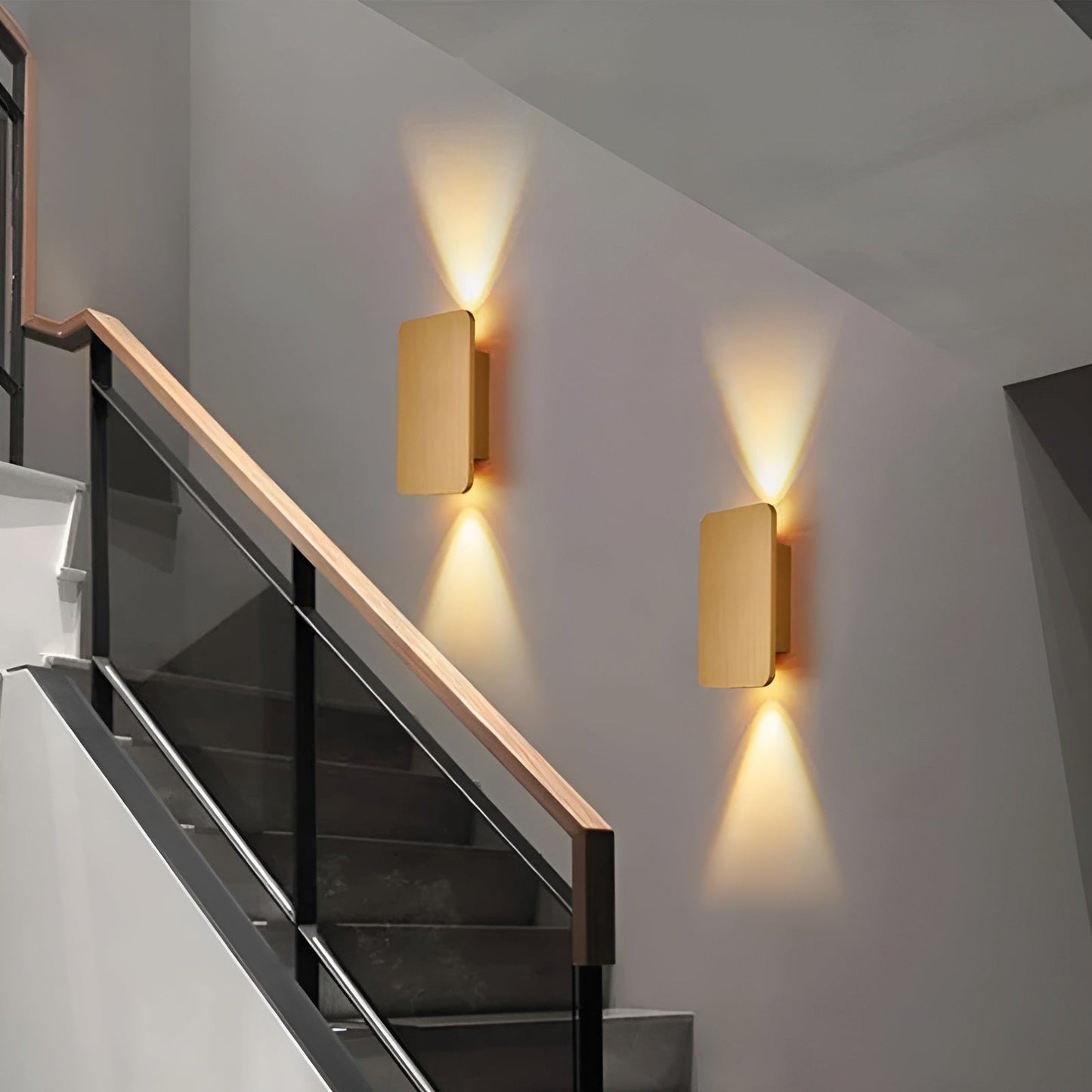 Rechteckige LED-Wandleuchte | Moderne Wandlampe Innen 3