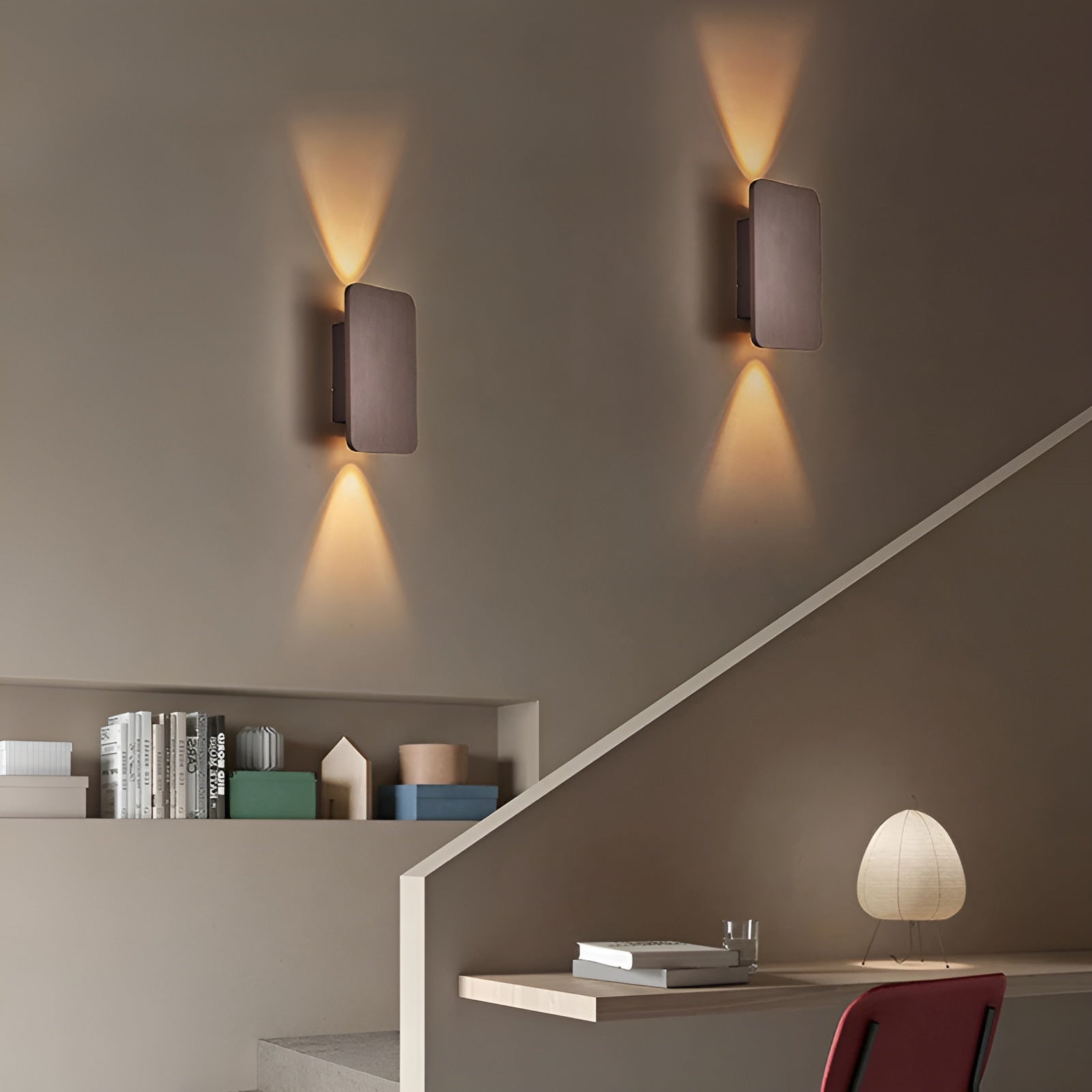 Rechteckige LED-Wandleuchte | Moderne Wandlampe Innen 4