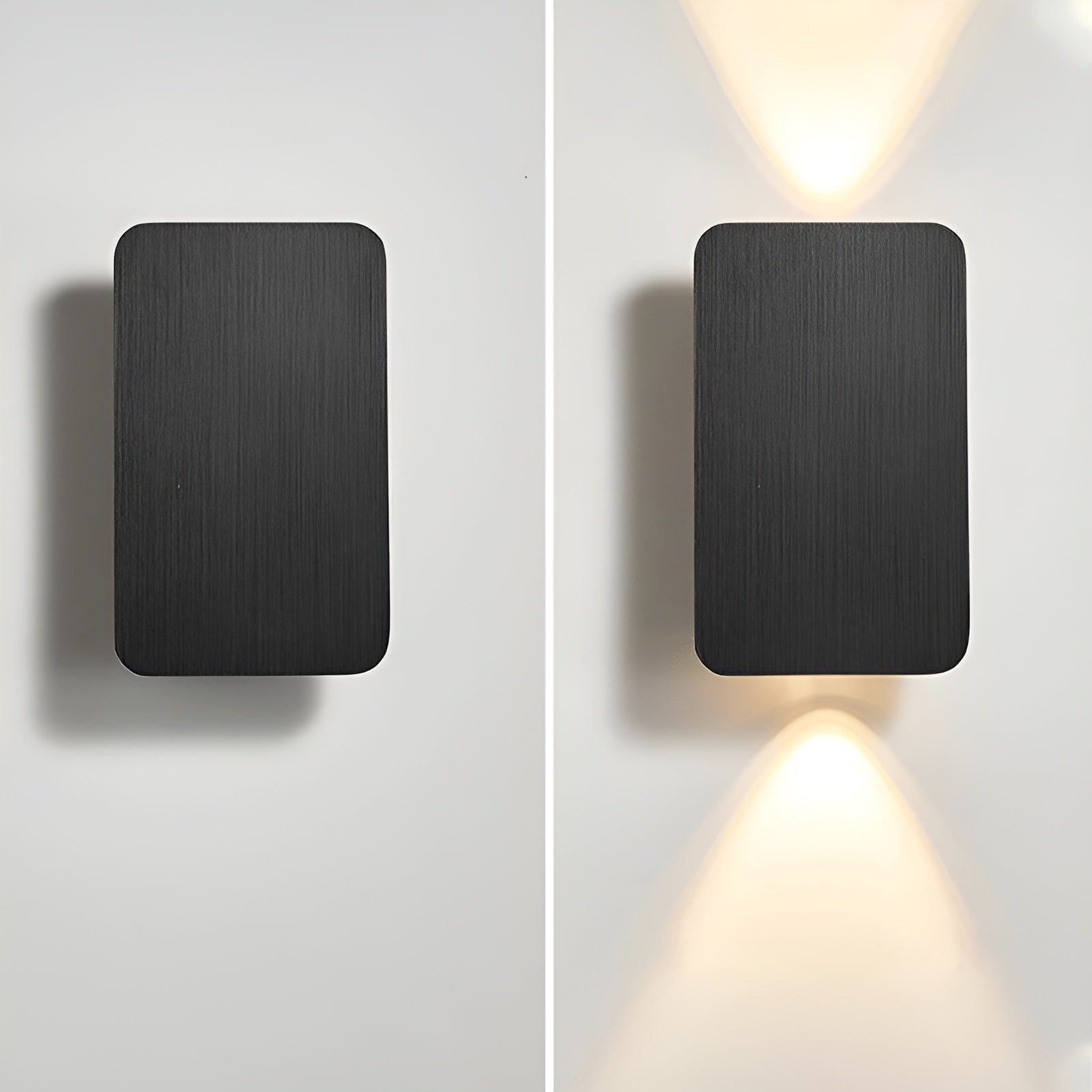 Rechteckige LED-Wandleuchte | Moderne Wandlampe Innen 8