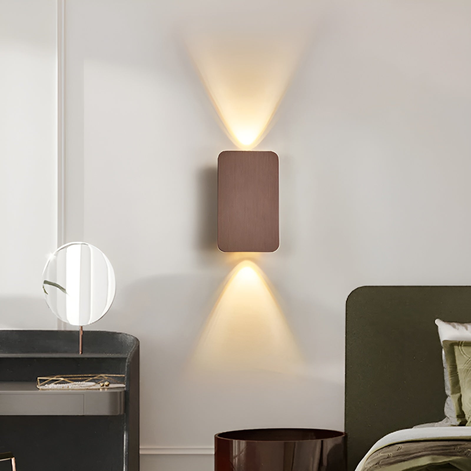 Rechteckige LED-Wandleuchte | Moderne Wandlampe Innen 9