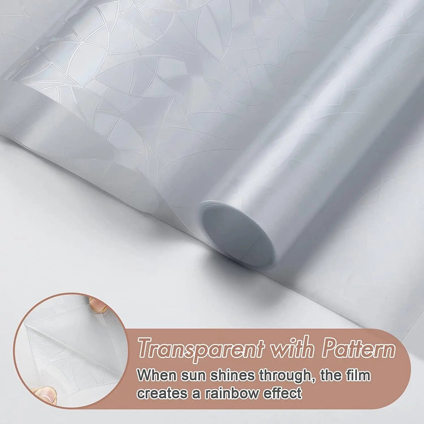 Regenbogen Fensterfolie | Statisch Haftende Sichtschutzfolie 4