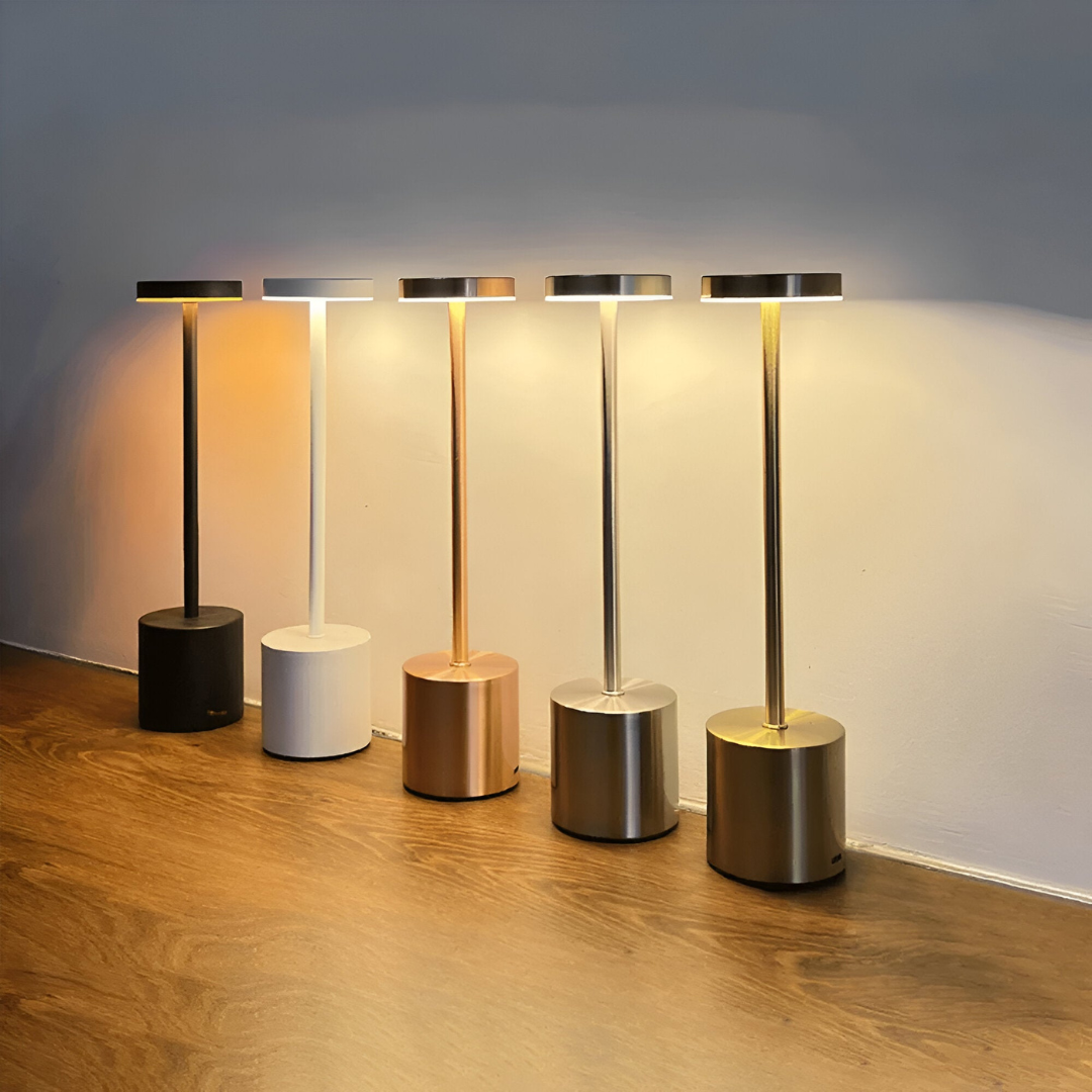 Retro Akku Tischlampe | Dimmbar Kabellose Tischleuchte 0