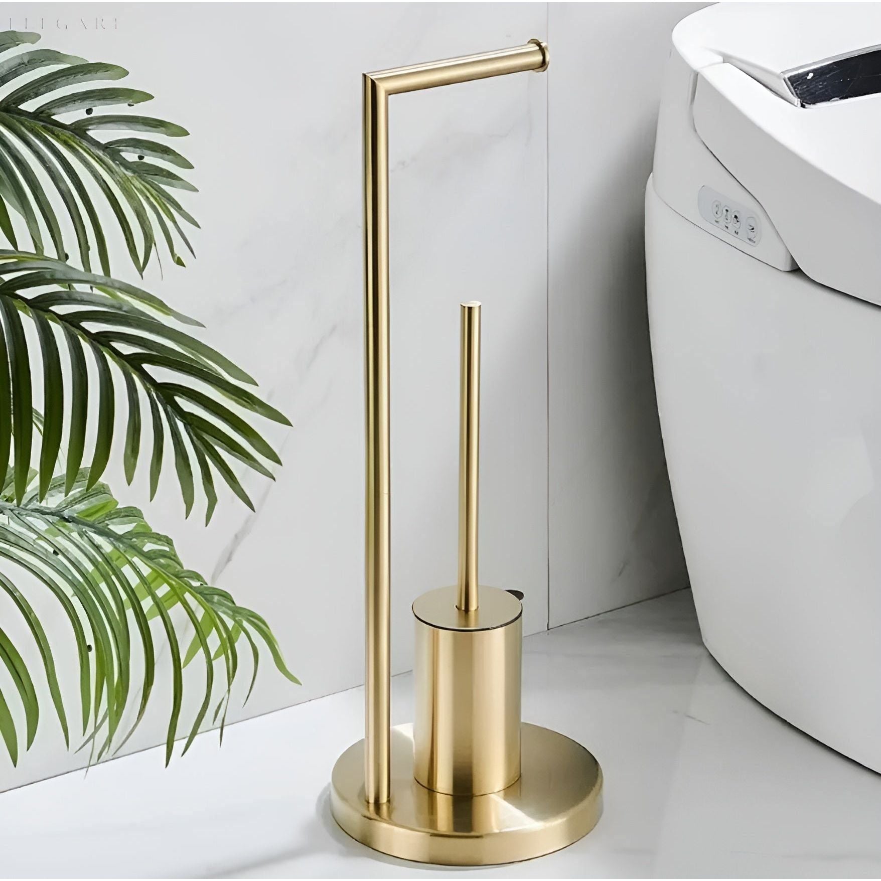 RollEase Holder | Multifunktionaler Toilettenpapierhalter Ohne Bohren 1