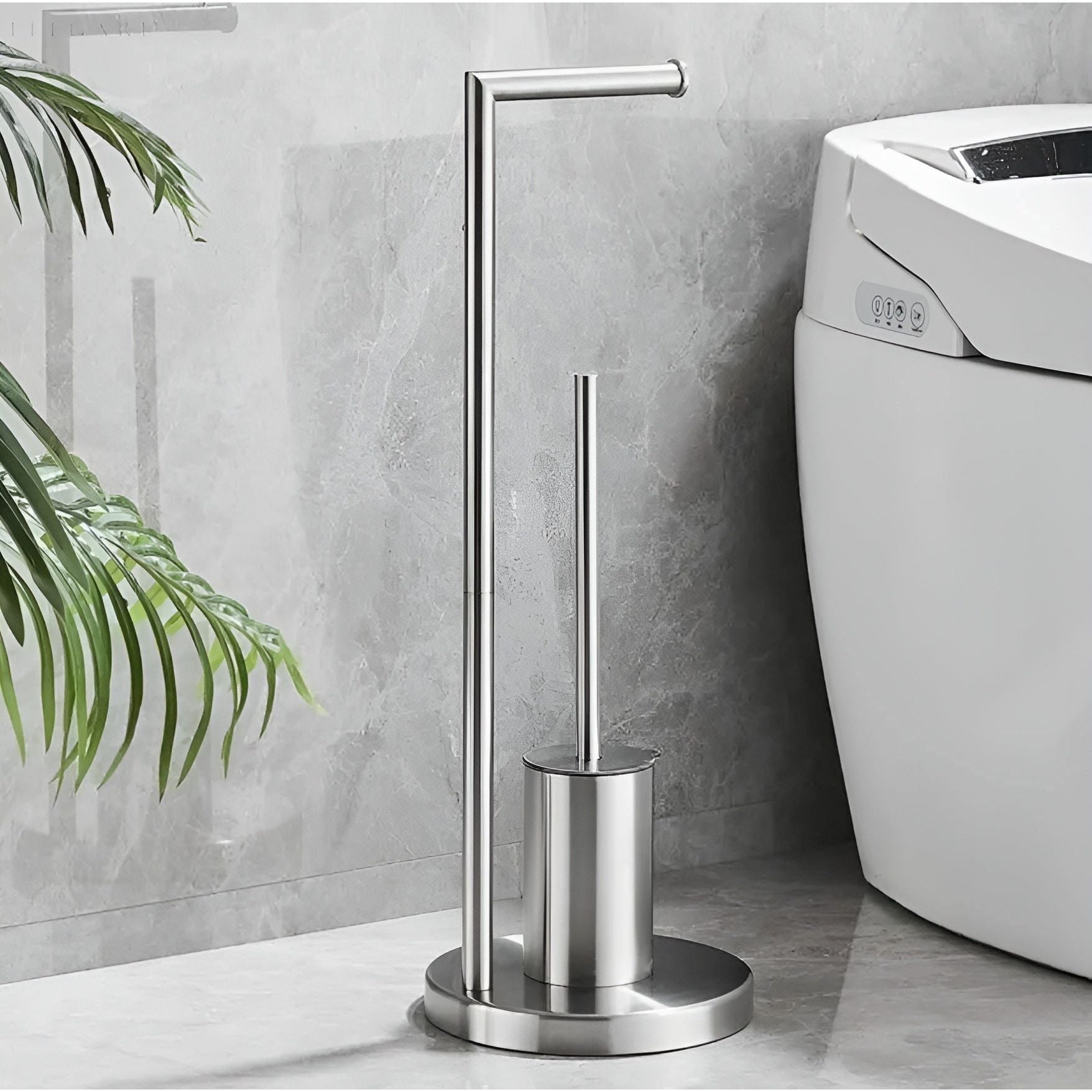 RollEase Holder | Multifunktionaler Toilettenpapierhalter Ohne Bohren 2