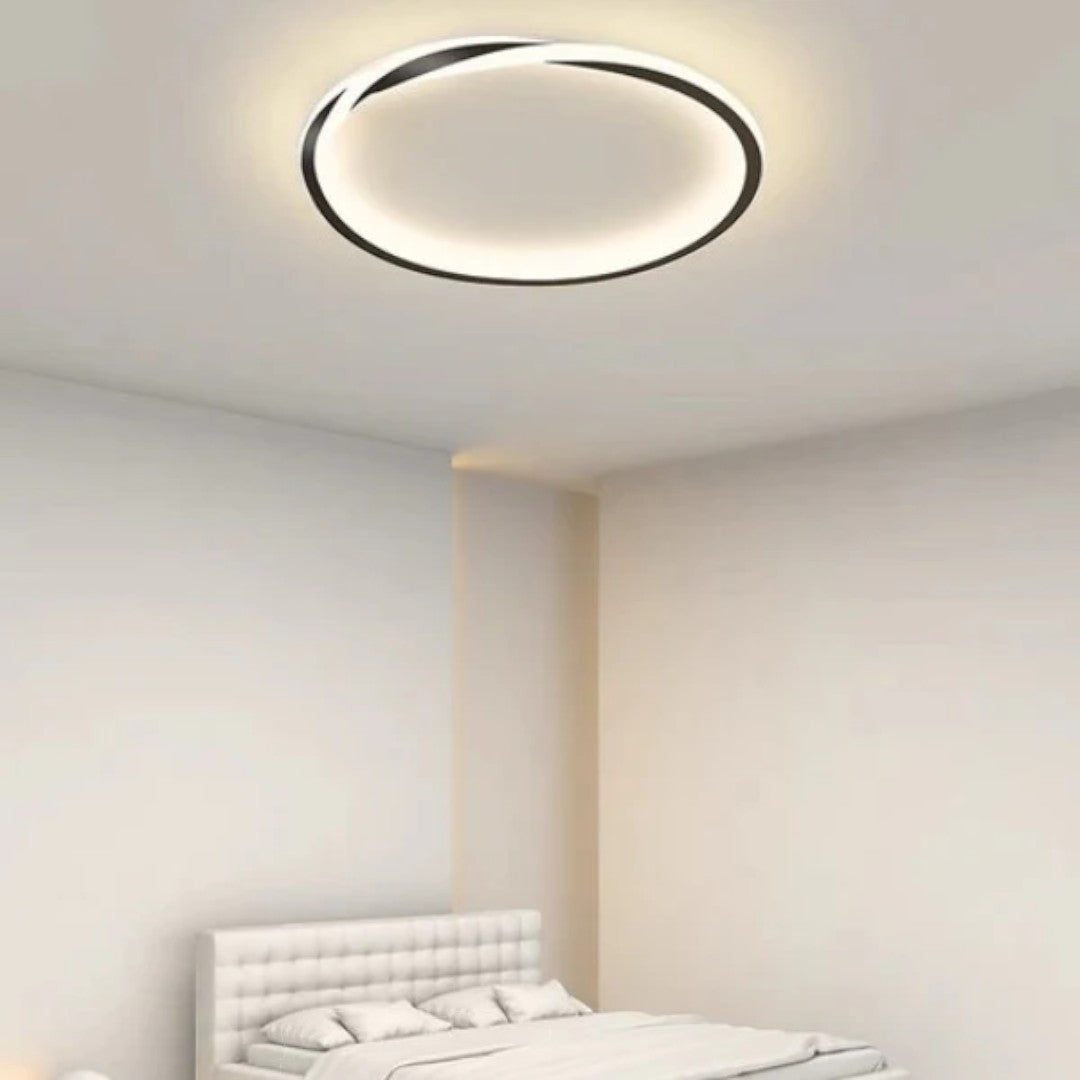 Runde LED-Deckenleuchte | Minimalistisches Design für Schlafzimmer 2