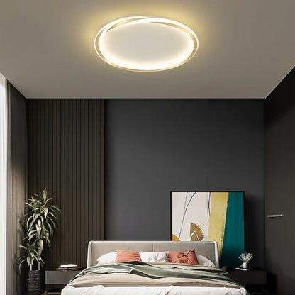 Runde LED-Deckenleuchte | Minimalistisches Design für Schlafzimmer 4
