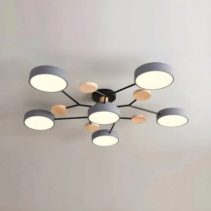 Runder LED-Kronleuchter Schwarz | Moderner Kronleuchter 85-94 cm 13
