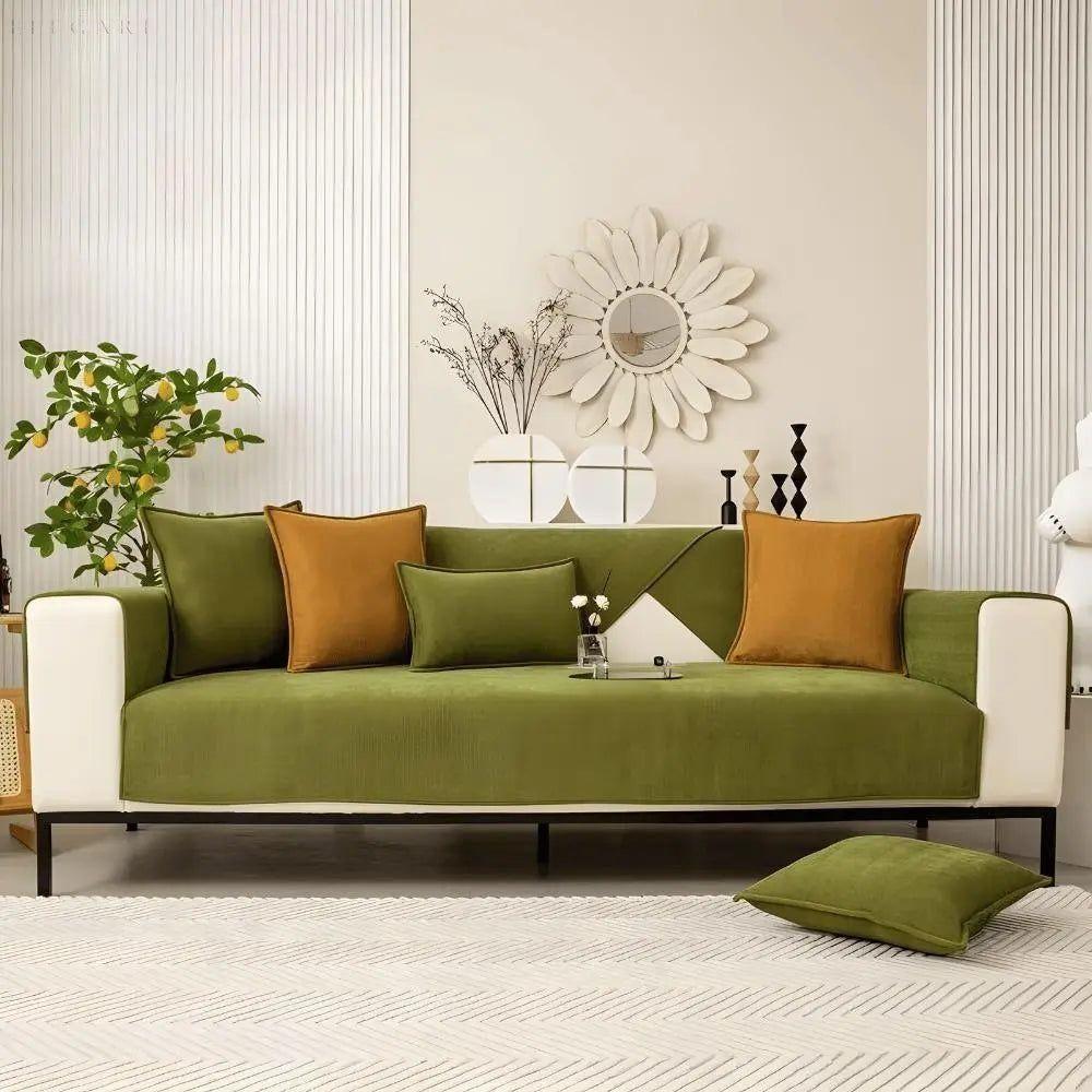 Rutschfester Sofabezug für L-Form | Couchschutz für Stil und Komfort 2