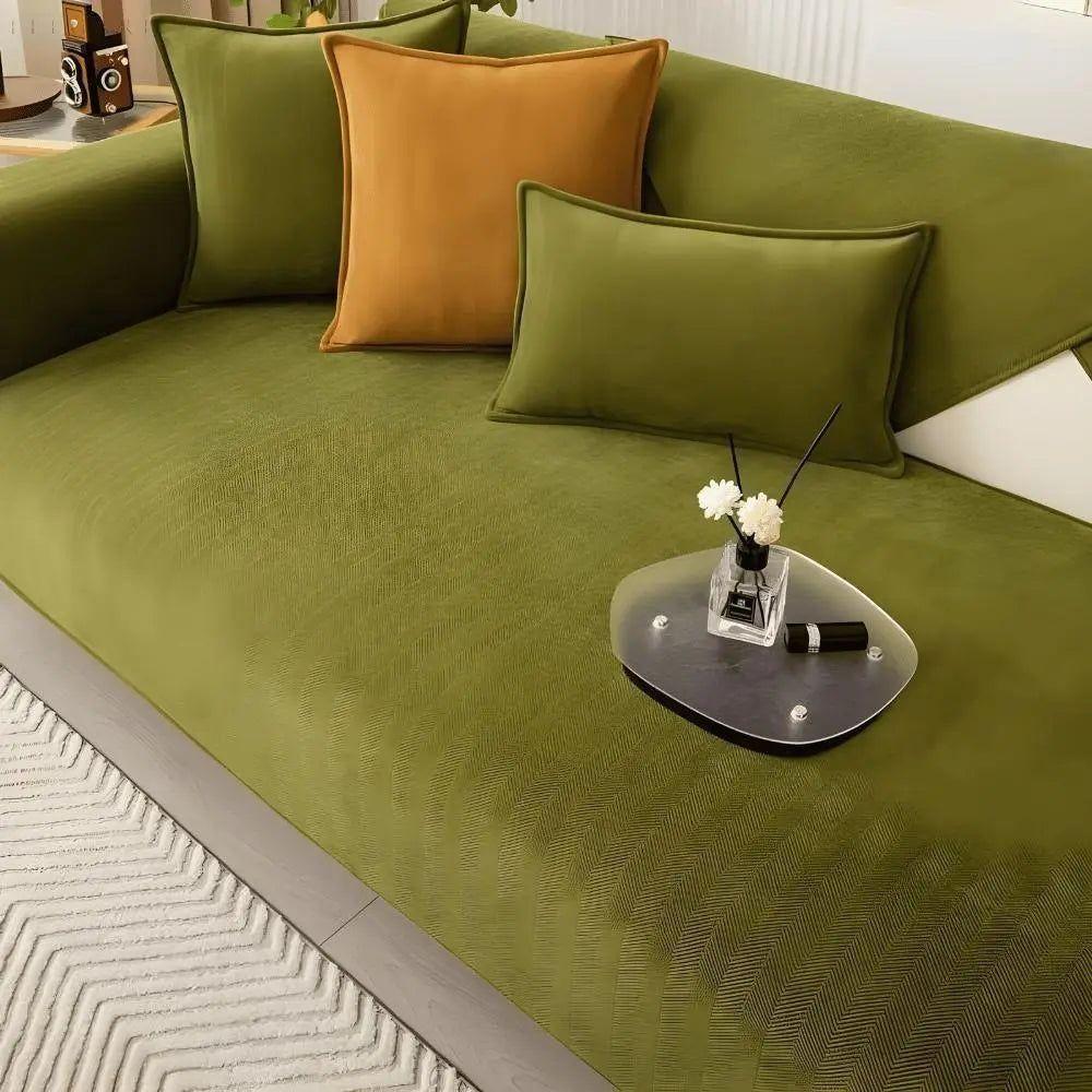 Rutschfester Sofabezug für L-Form | Couchschutz für Stil und Komfort 3