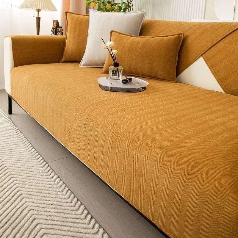 Rutschfester Sofabezug für L-Form | Couchschutz für Stil und Komfort 6