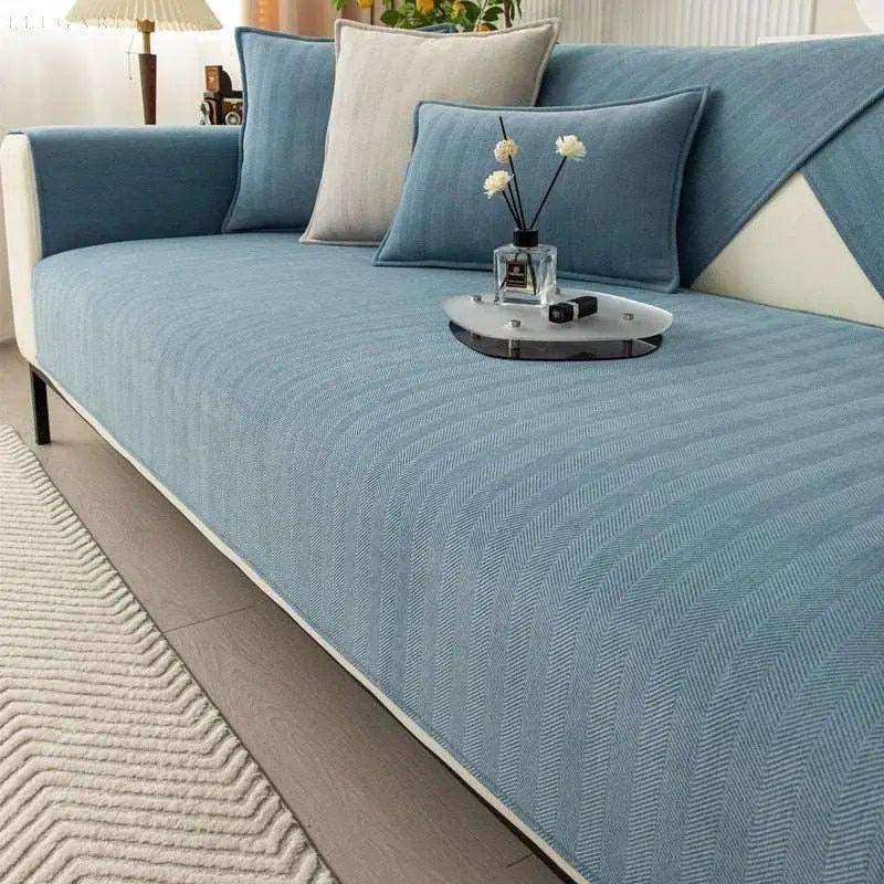 Rutschfester Sofabezug für L-Form | Couchschutz für Stil und Komfort 9