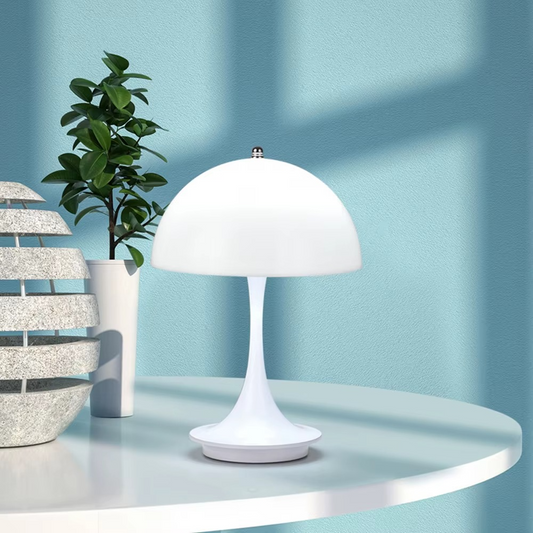 Elegante Kabellose LED-Tischlampe mit Dimmfunktion – Skandinavisches Design für Nachttisch und Wohnzimmer-1