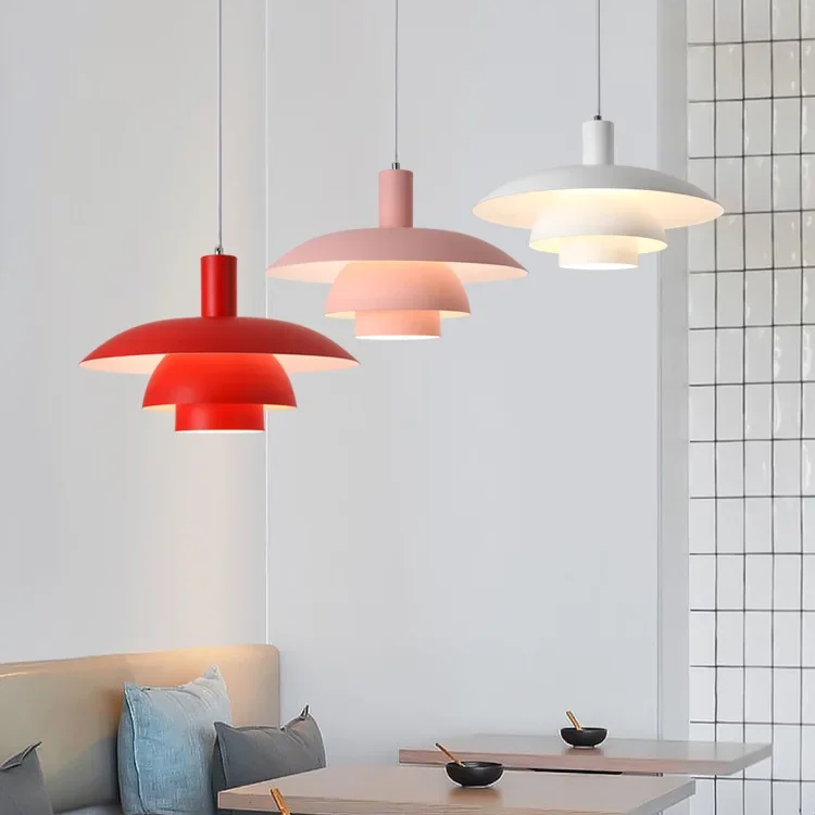 Elegante Hängelampe im Dänischen Design | Minimalistische Pendelleuchte für Esszimmer und Wohnräume, LED, Metall, Ø29cm oder Ø39cm-4