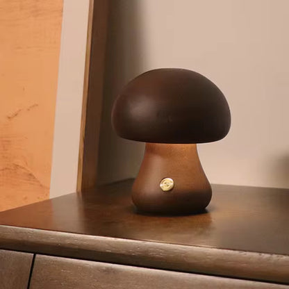 GlowShroom |  Pilzlampe aus Holz