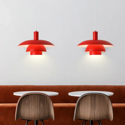 Elegante Hängelampe im Dänischen Design | Minimalistische Pendelleuchte für Esszimmer und Wohnräume, LED, Metall, Ø29cm oder Ø39cm-5