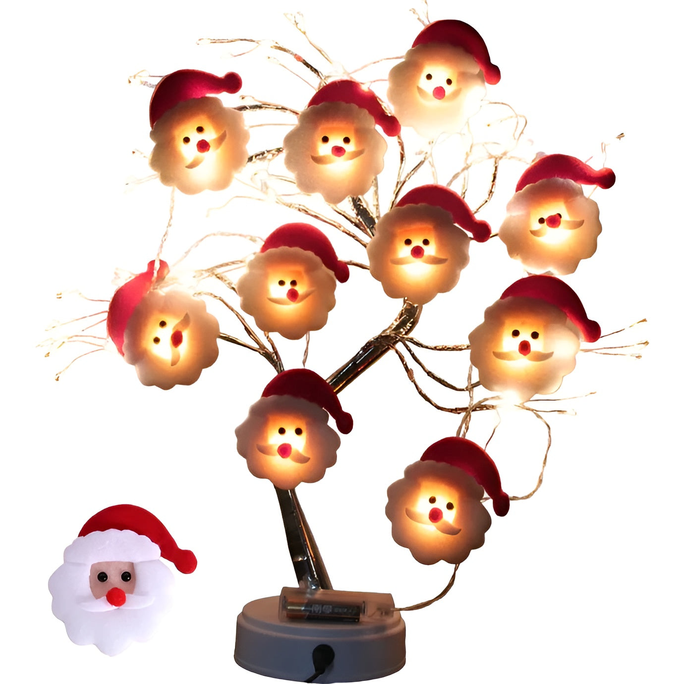 Schneemann Lichterkette | LED Weihnachtsbeleuchtung Außen 5