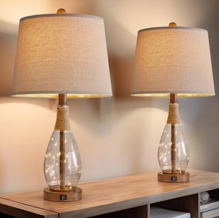 Amber | USB Retro Table Lamp