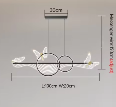 SkyWing | LED modernes Licht skandinavisch