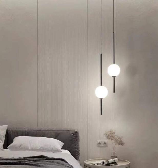 LumoDouble | Moderne LED-Pendelleuchte - Dimmbar, Metall, verschiedene Farben, 90-260V