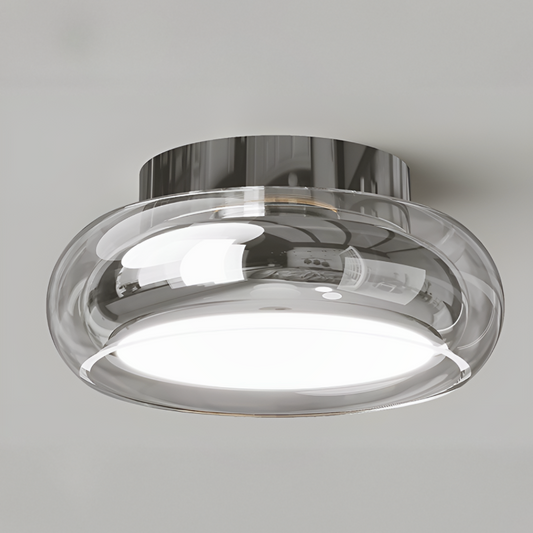 Vintage Acryl LED-Deckenleuchte – Kompakte Deckenlampe für Wohnzimmer und kleine Räume mit warmem Licht-5