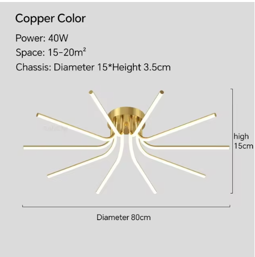 Luxora | Moderne LED-Deckenleuchte