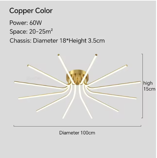 Luxora | Moderne LED-Deckenleuchte