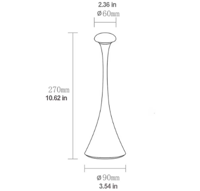 MushLume | Wiederaufladbare LED-Tischlampe