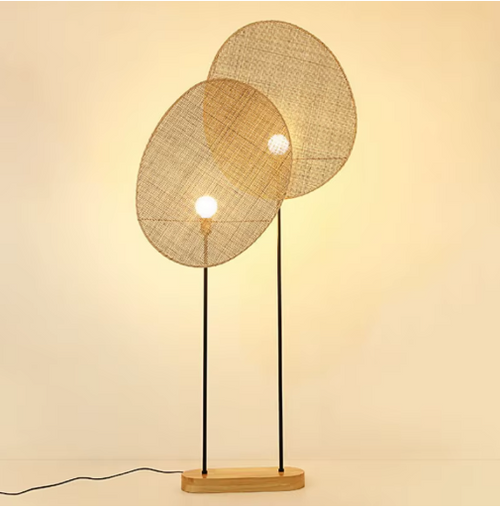 RattanLoom | Steh- und Deckenlampe aus Rattangeflecht