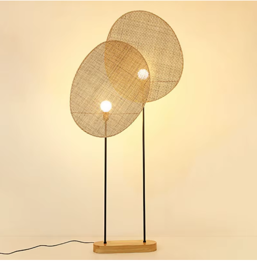 RattanLoom | Steh- und Deckenlampe aus Rattangeflecht