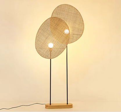 RattanLoom | Steh- und Deckenlampe aus Rattangeflecht