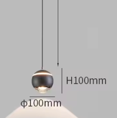 LumoNova | Moderne LED-Pendelleuchte– Aluminium, 3-Farb-Option, 90-240V