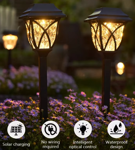 LumiPath | Solar LED Gartenleuchte – Wetterfest, Kabellos & Energieeffizient