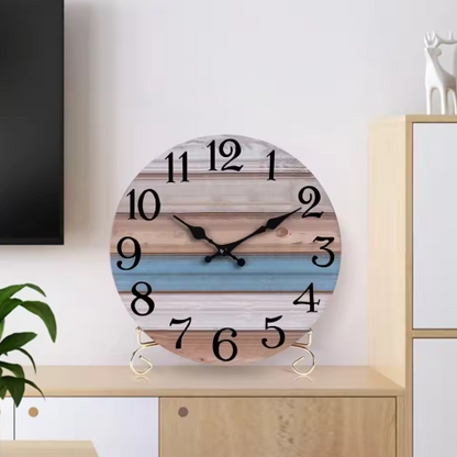 TimberTime | Rustic wooden wall clock