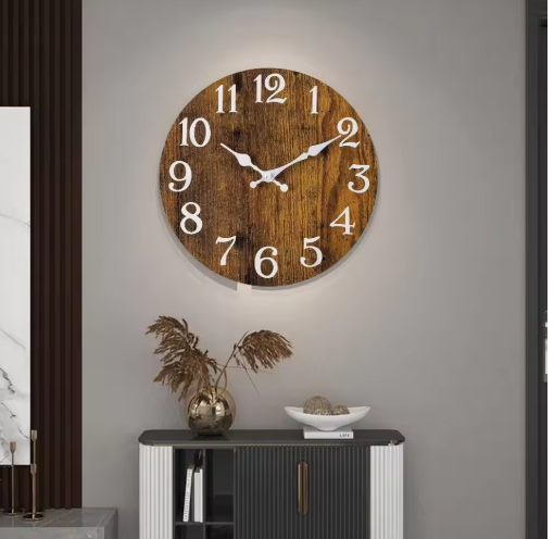 TimberTime | Rustic wooden wall clock